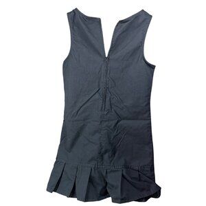 French Toast Navy Pleated Jumper Dress Size 14